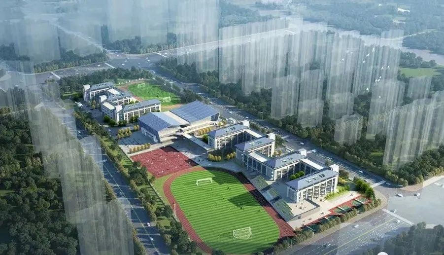 塑胶跑道厂家丨乔师傅体育新材为随州文帝学校建造高品质运动场地(图2)